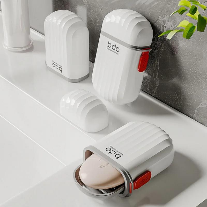 Soap Making Box - 1Pc Travel Soap Dish with Drain