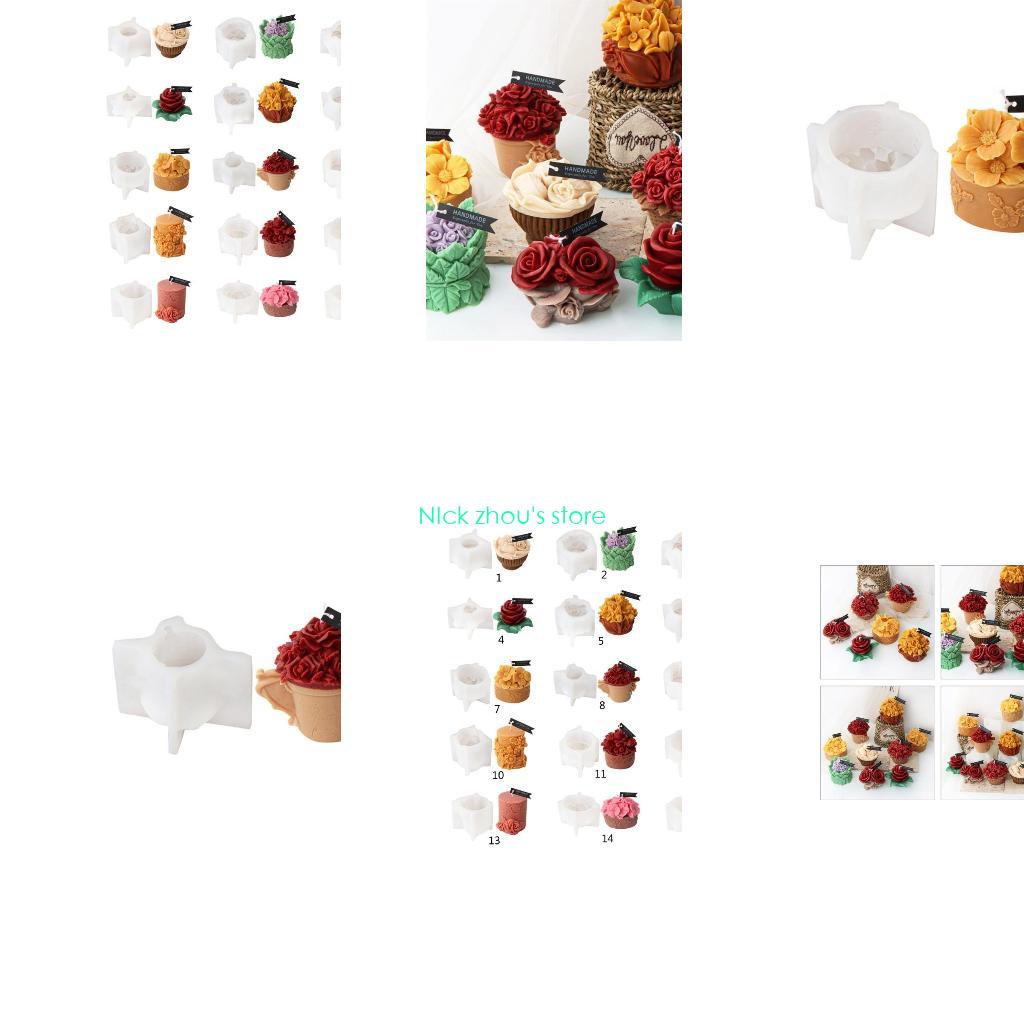 Soap Making Pot - E15E Pot Culture Silicone Mold Handmade
