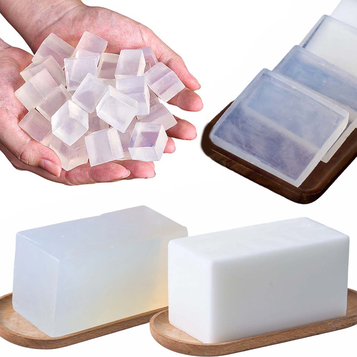 Soap Making Material Wholesale - 1000g Glycerin Soap Base DIY Handmade