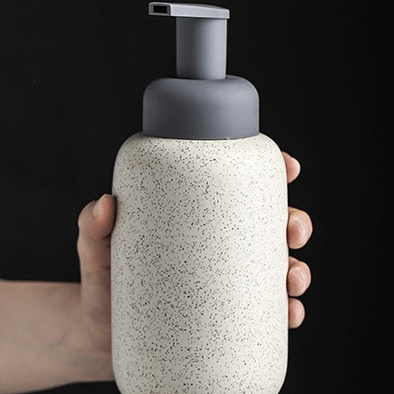 Soap Making Foam - Bathroom Ceramic Mousse Dispenser/Pressing Foam Bottle/Bubble