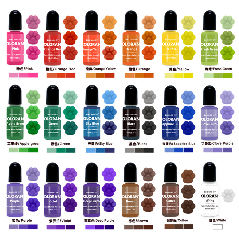 Soap Making Liquid - 20 Colors Candle Dyes Wax Candles