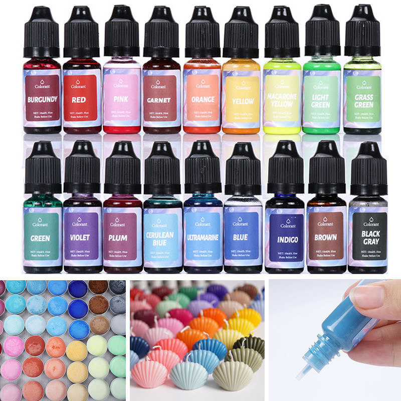 Soap Making Dye - 24 Colors Resin Pigments Candle Dye