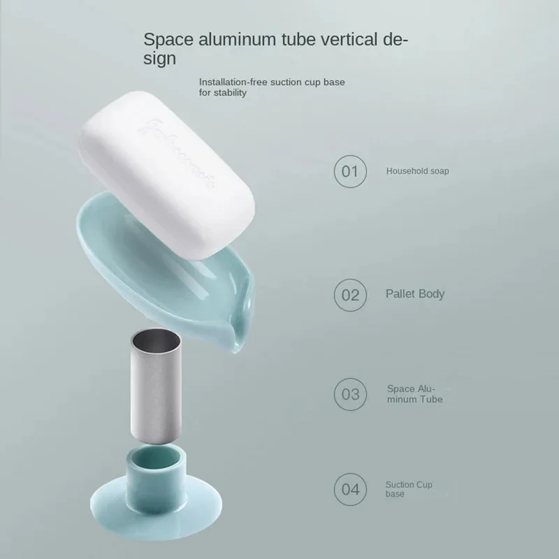 Drain Soap Holder Leaf Shape S - огляд і ціна Soap Making Box