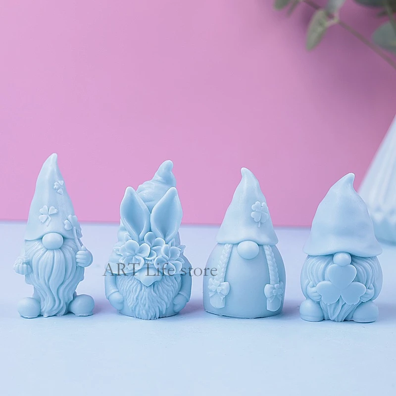Christmas Dwarf Silicone Candl - огляд і ціна Soap Making Gifts