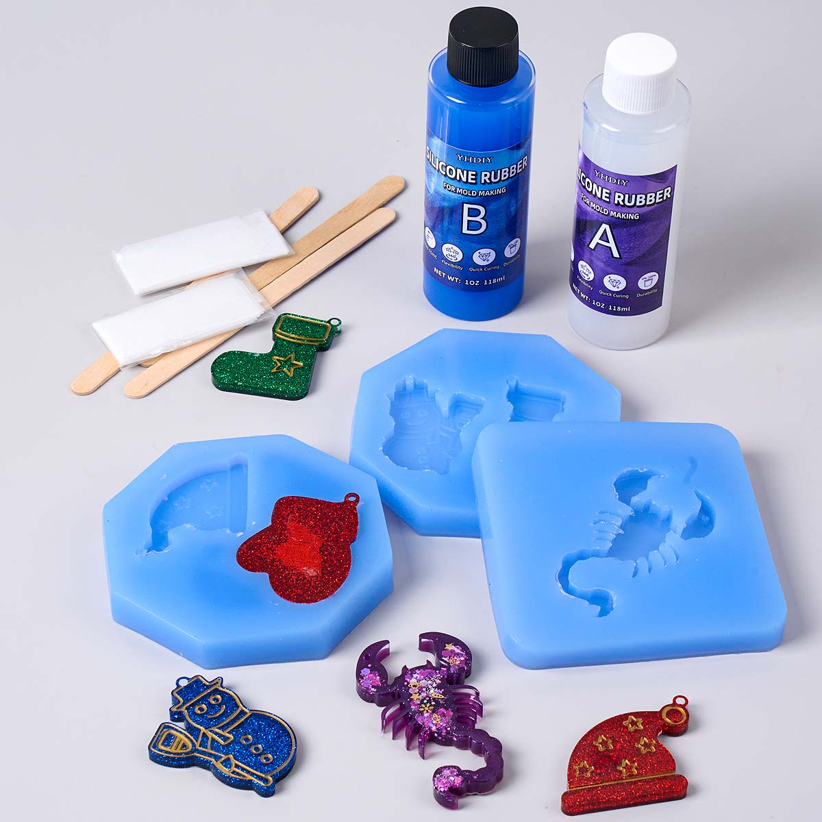 118ml/296ml Silicone Mold Maki - огляд і ціна Soap Making Liquid