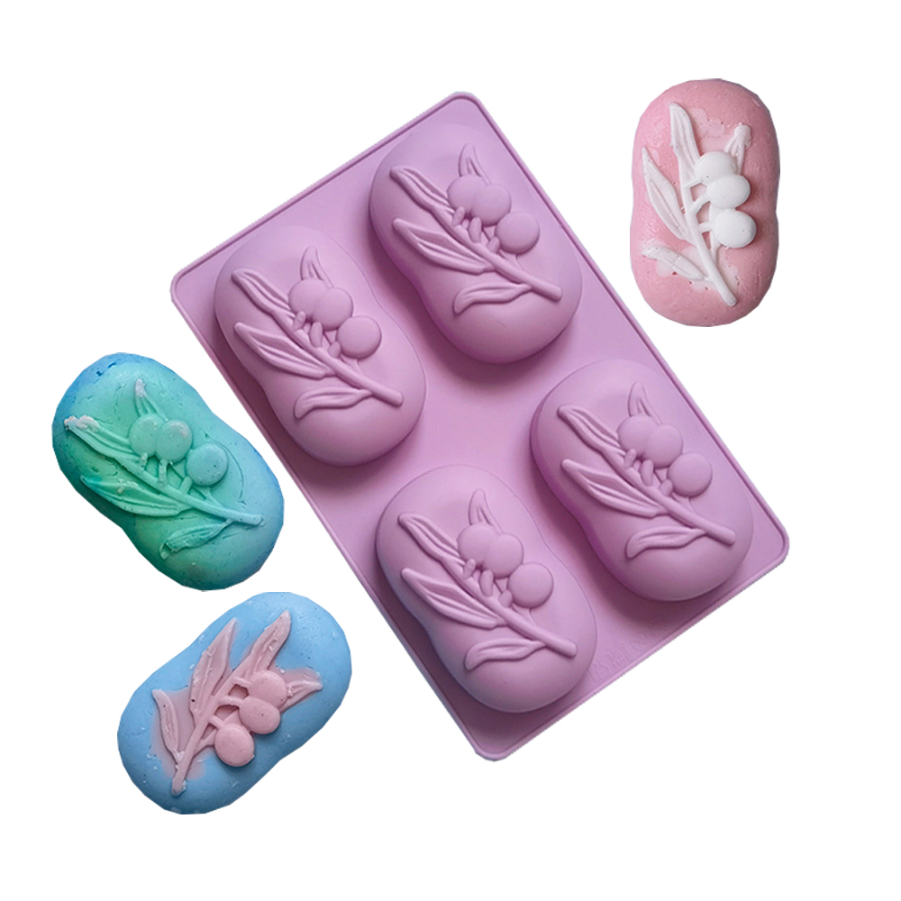 4 Cavities Oval Olive Tree Sil - огляд і ціна Soap Making Essentials