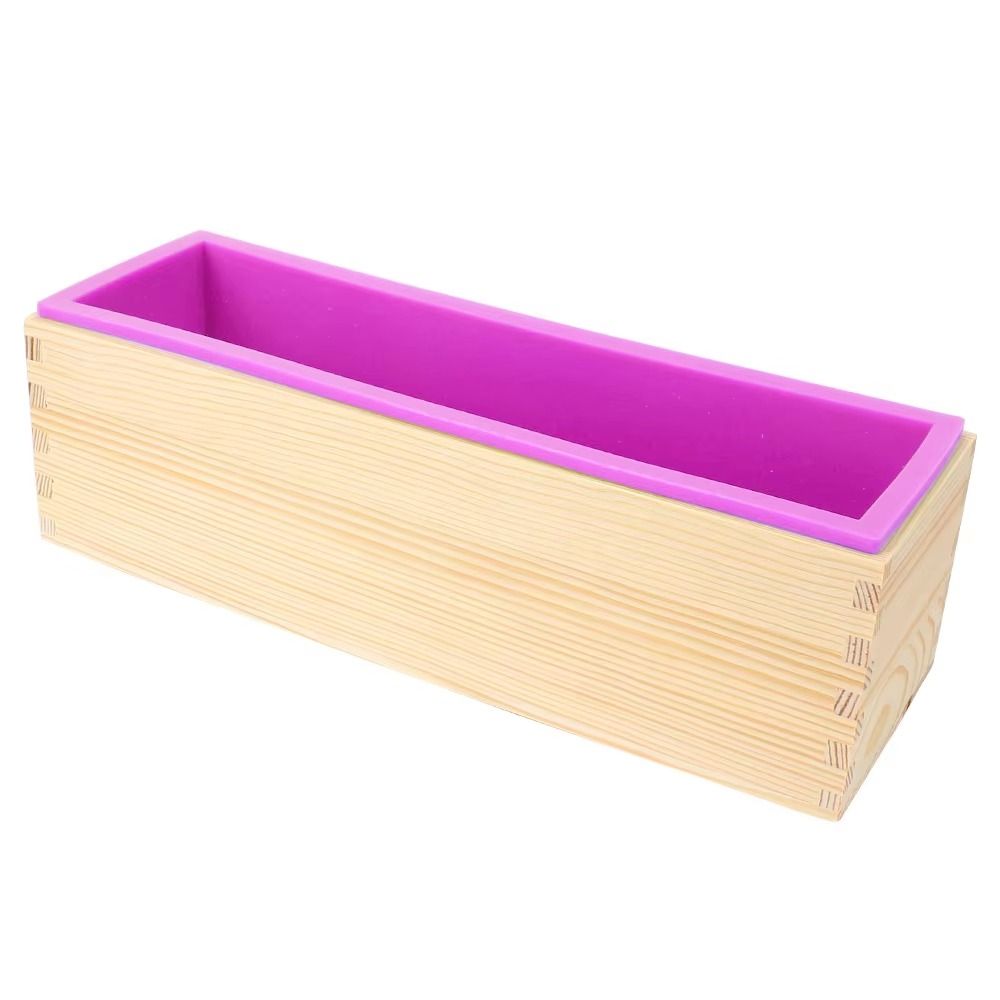 1200ml Silicone Soap Mold Wood - огляд і ціна Soap Making Box