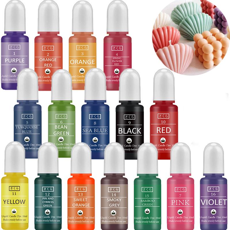 10ml/Bottle Candle Wax Pigment - огляд і ціна Soap Making Liquid