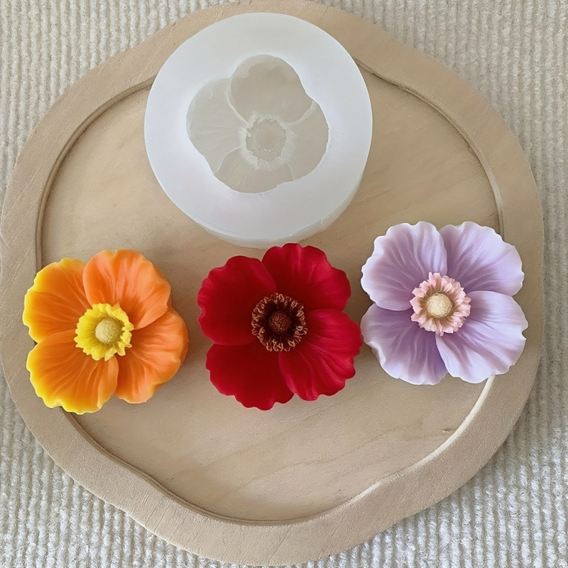 3Flower silicone mold，Silicone - огляд і ціна Soap Making Liquid