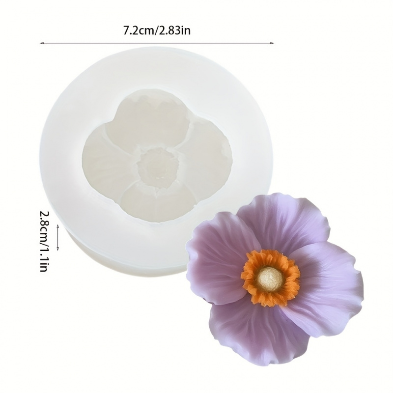 3Flower silicone mold，Silicone - огляд і ціна Soap Making Liquid