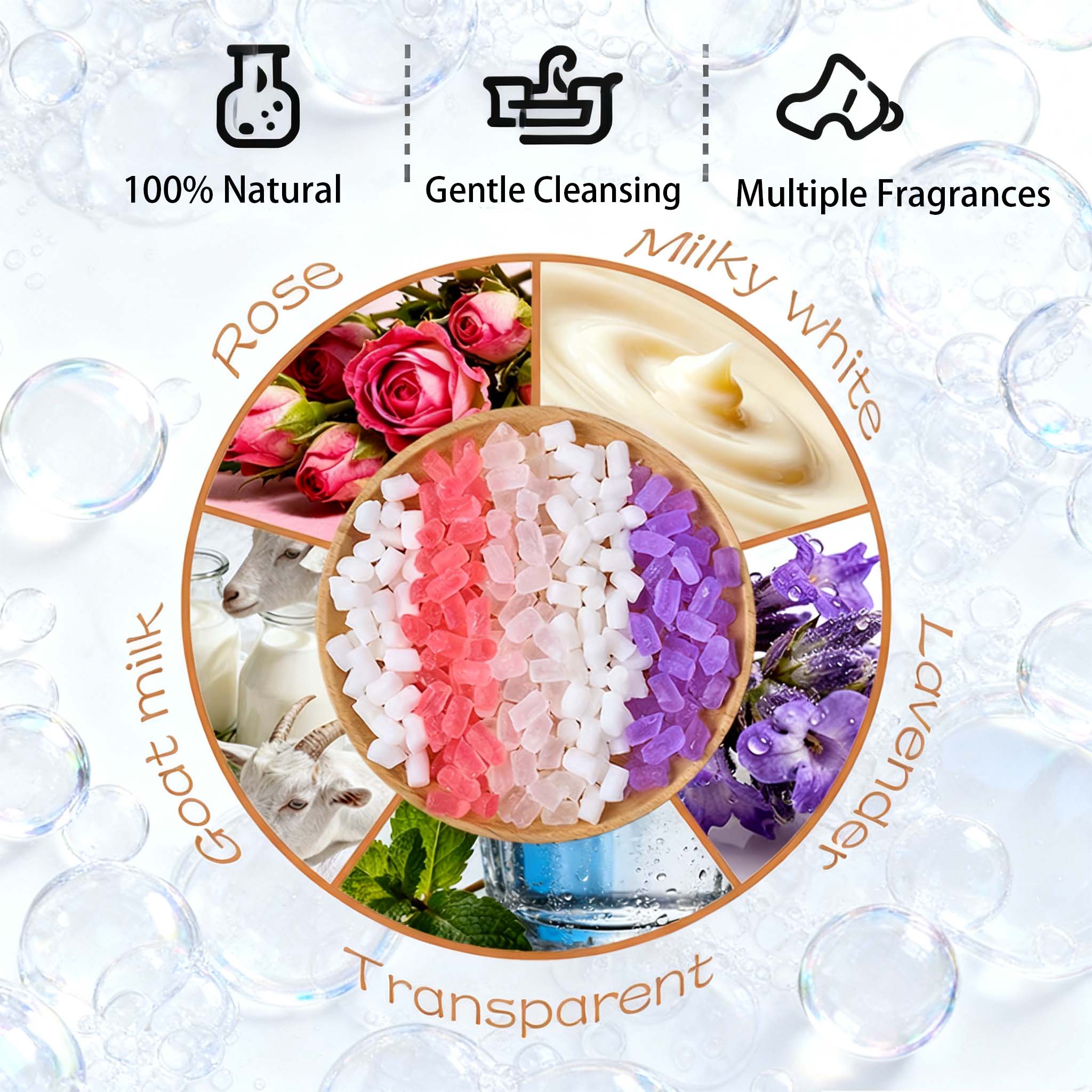 200g Scented Soap Base Glyceri - огляд і ціна Soap Making Material Wholesale