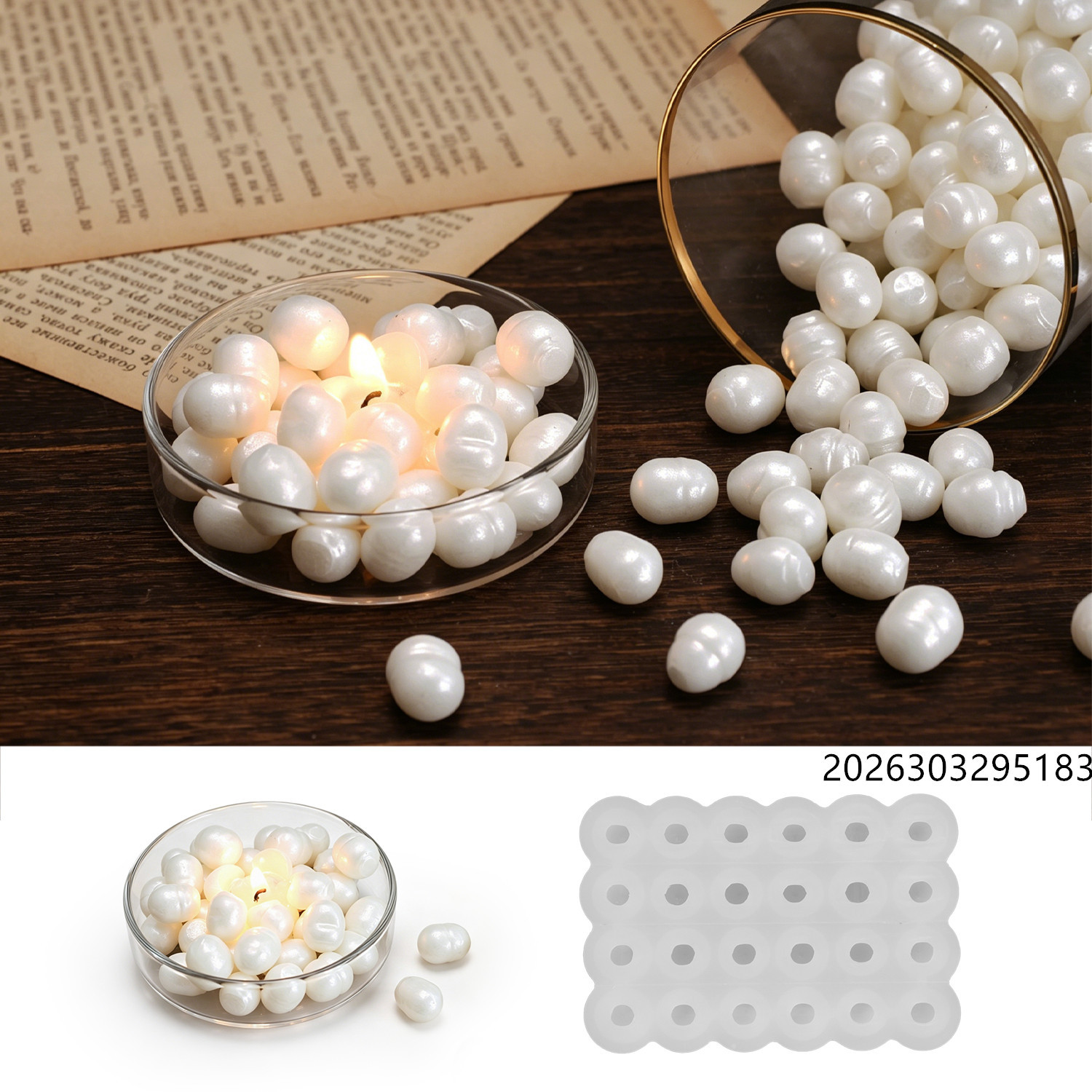 Healing Ocean Pearl Mirror Wax - огляд і ціна Soap Making Material