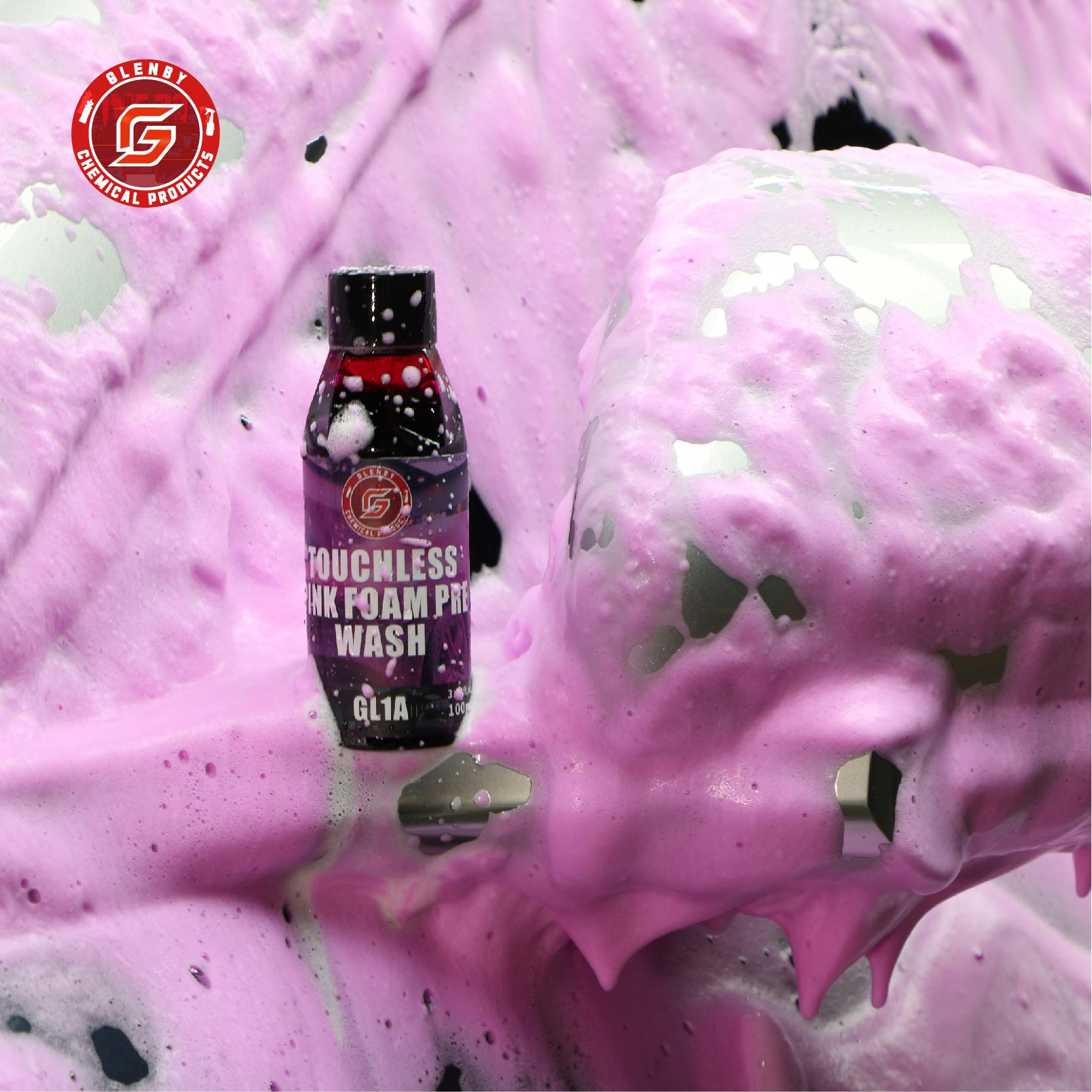 Pink Foam Car Paint Wash Soap  - огляд і ціна Soap Making Foam