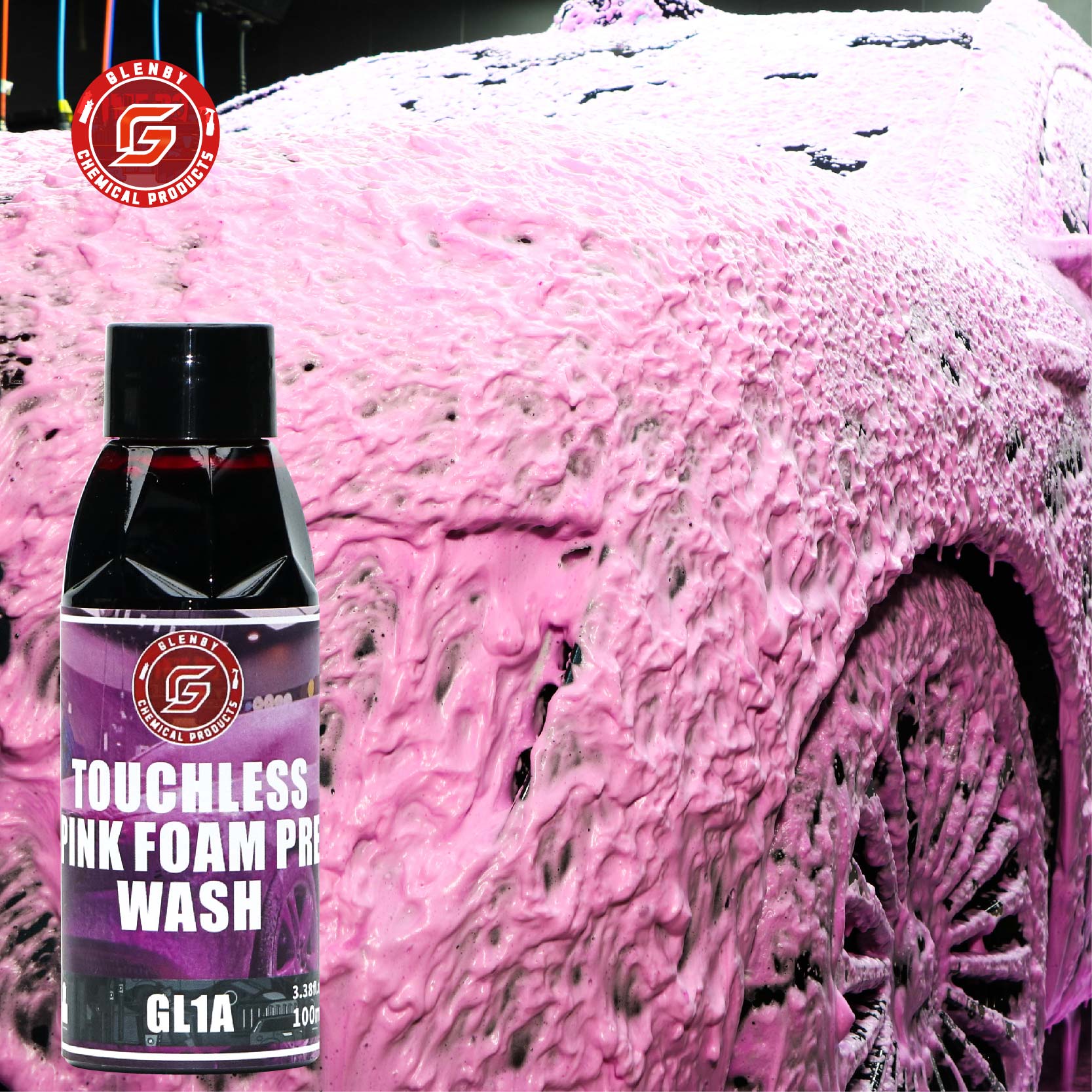 Pink Foam Car Paint Wash Soap  - огляд і ціна Soap Making Foam