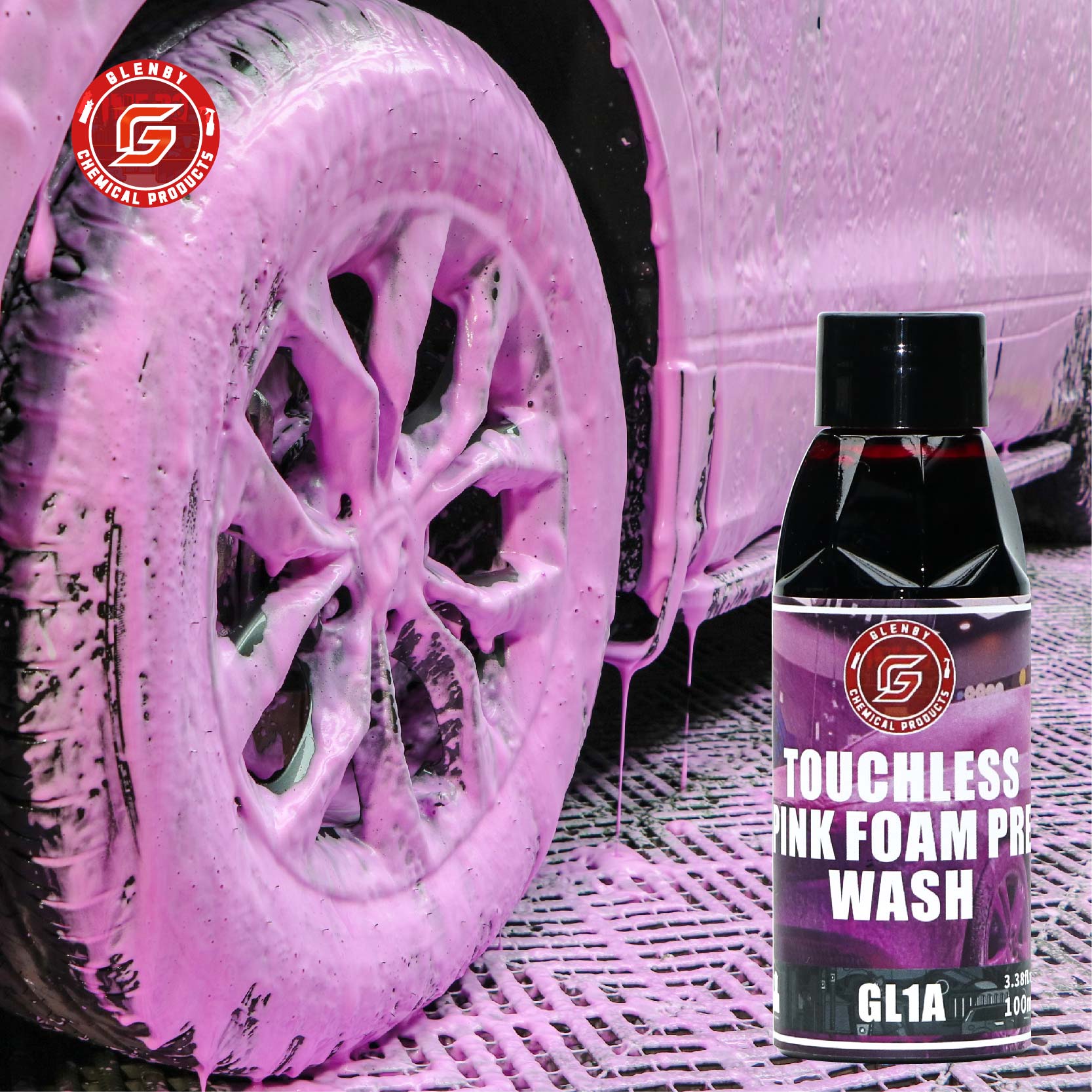 Pink Foam Car Paint Wash Soap  - огляд і ціна Soap Making Foam