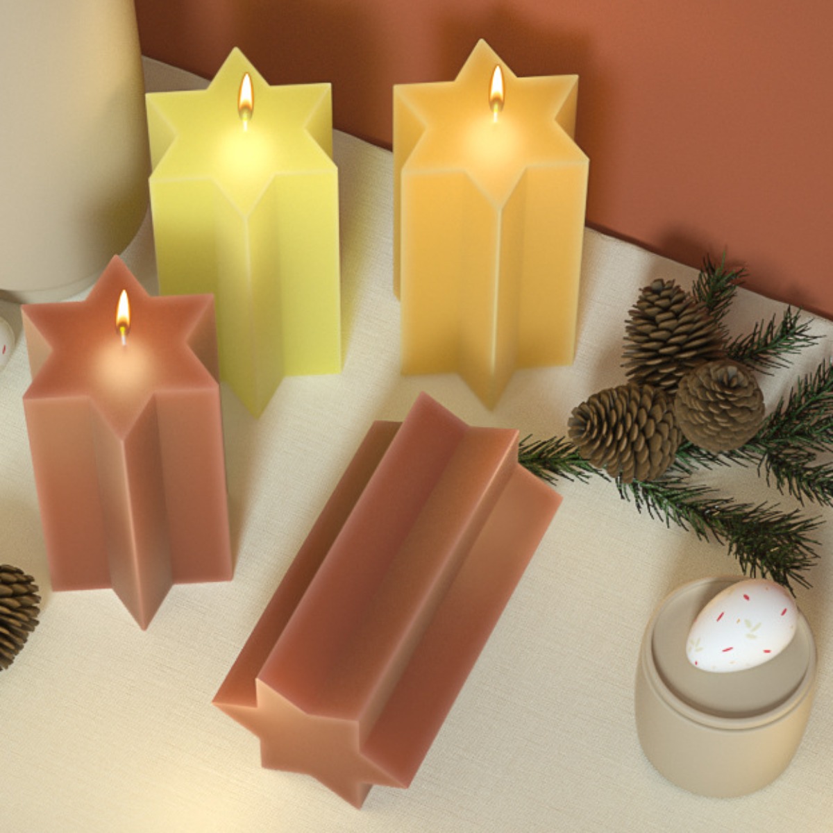 3D Hexagonal Column Silicone C - огляд і ціна Soap Making Gifts