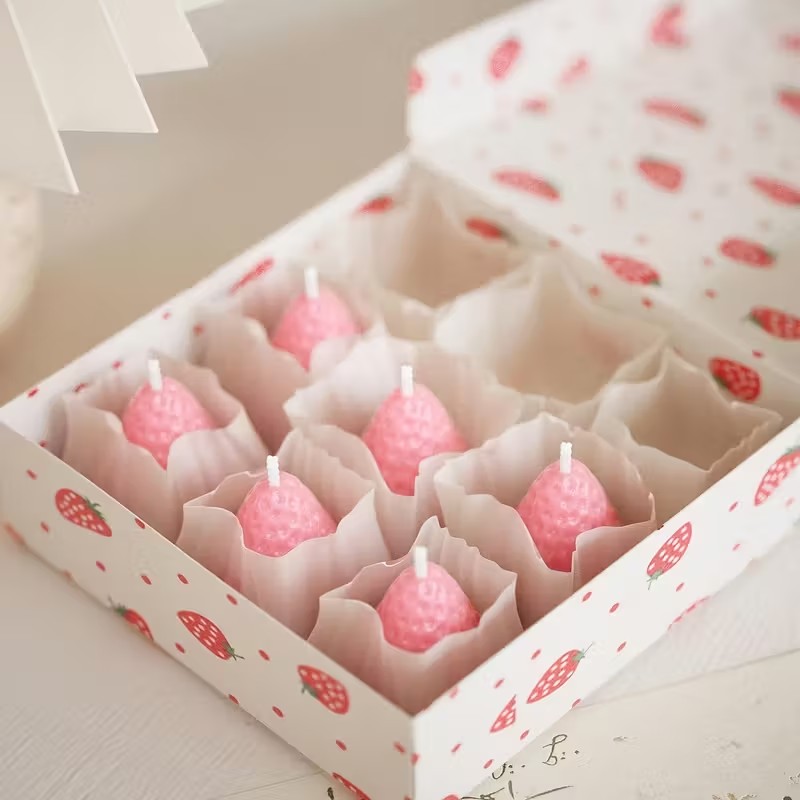 Strawberry Silicone Candle Mol - огляд і ціна Soap Making Gifts