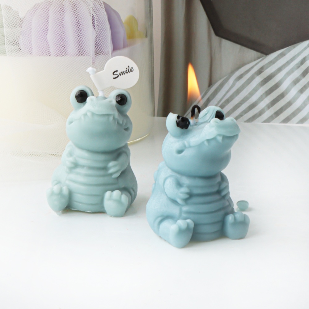 3D Cute Crocodile Candle Silic - огляд і ціна Soap Making Gifts
