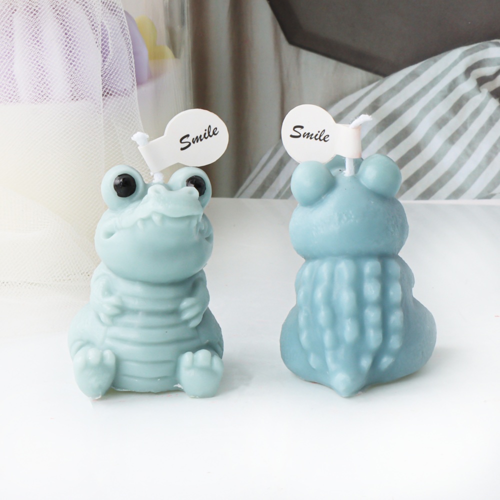 3D Cute Crocodile Candle Silic - огляд і ціна Soap Making Gifts