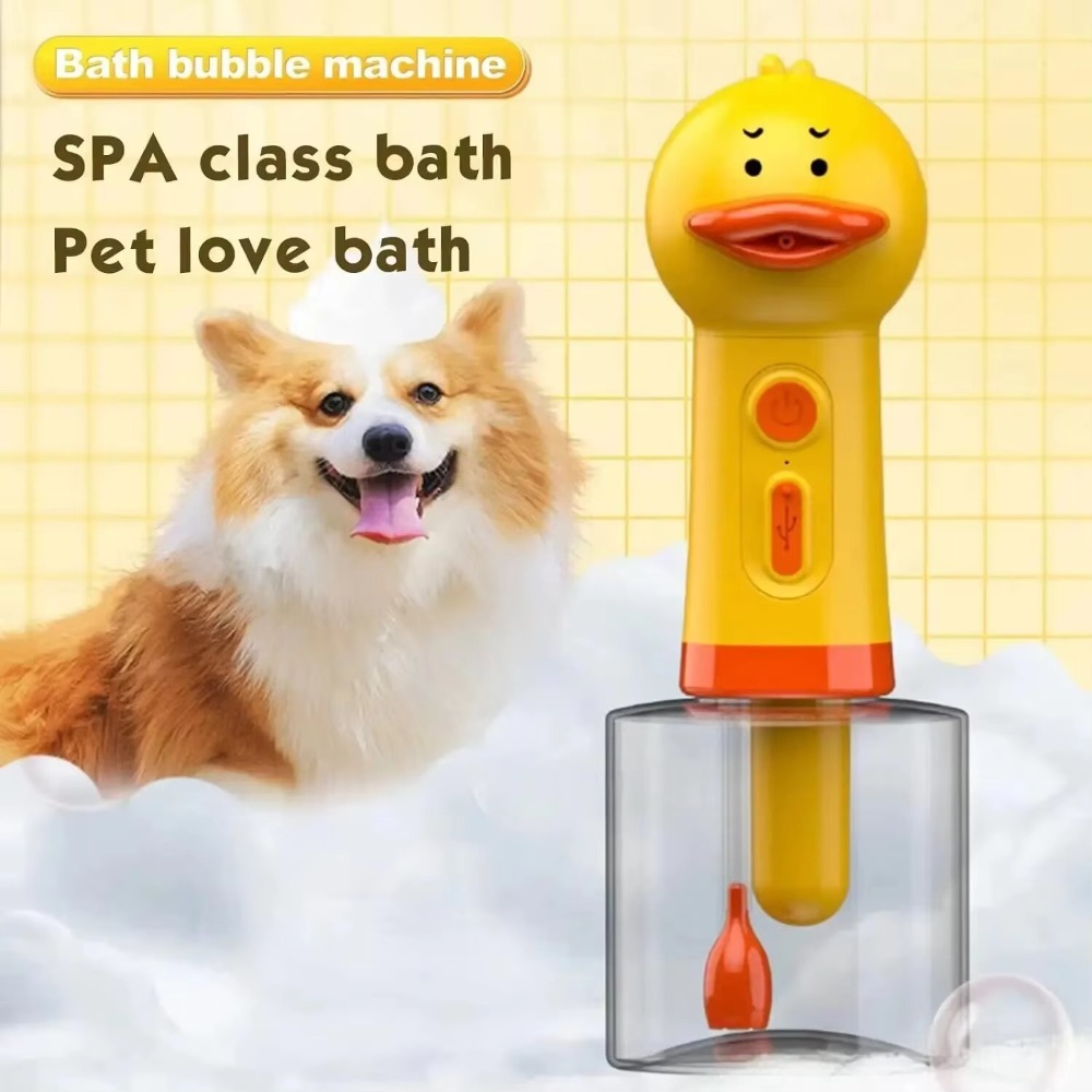 Cute Duck Pet Cleaning Machine - огляд і ціна Soap Making Foam