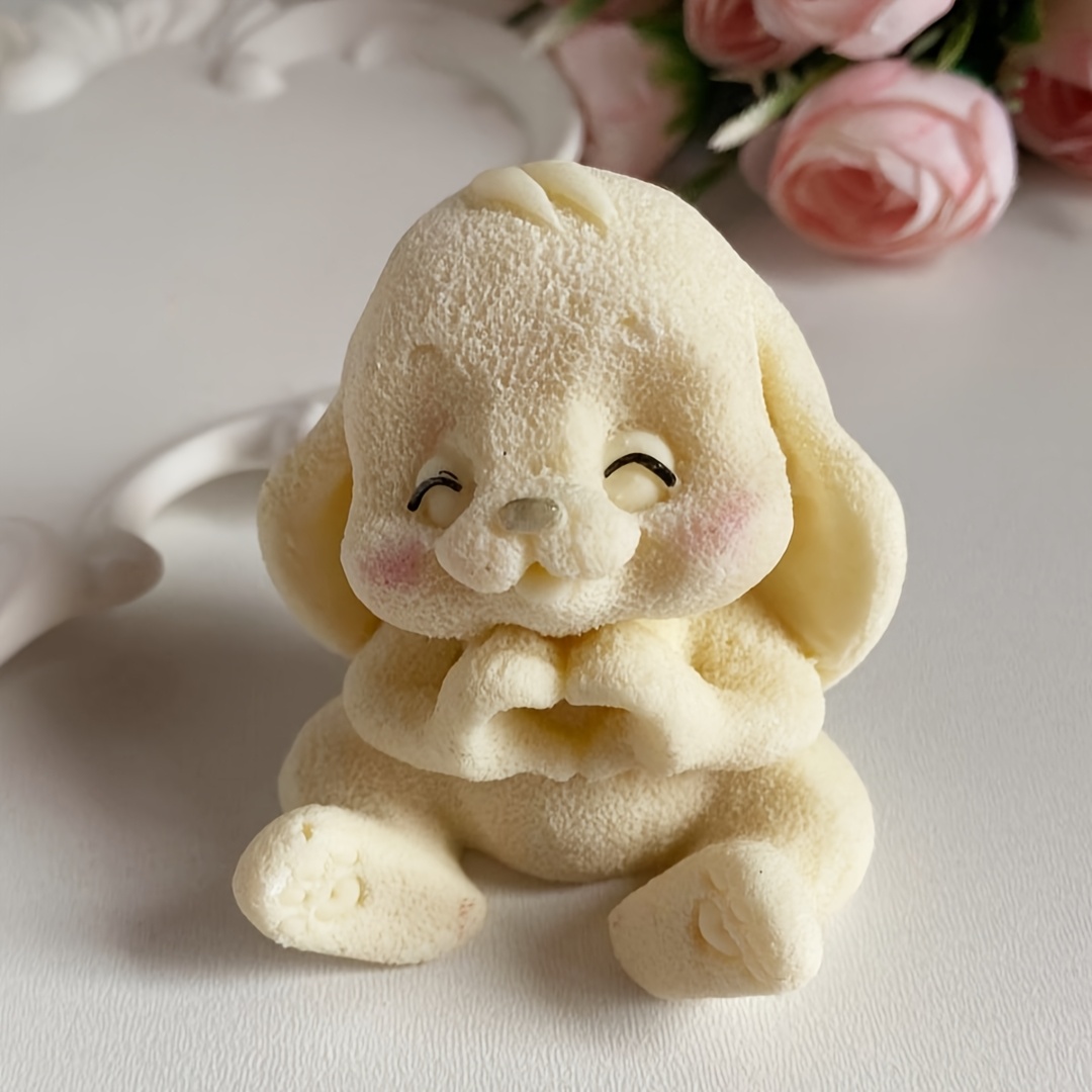 1pc Adorable Rabbit Resin Sili - огляд і ціна Soap Making Material