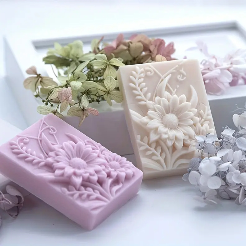 3D Flower Square Soap Silicone - огляд і ціна Soap Making Essentials