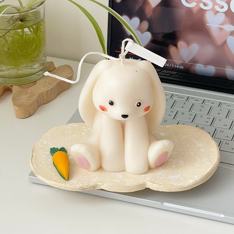 Sitting Rabbit Silicone Candle - огляд і ціна Soap Making Gifts