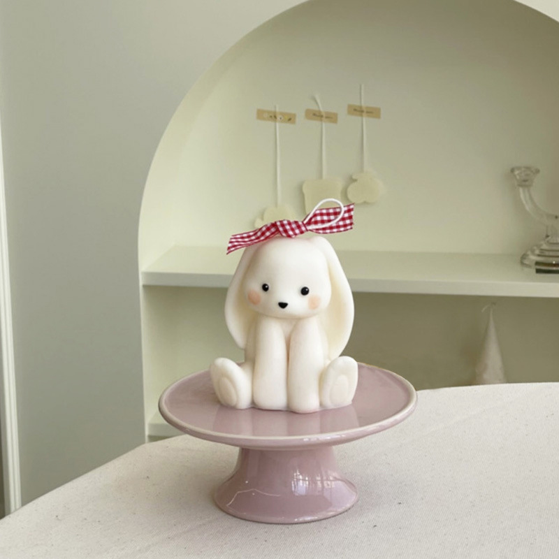 Sitting Rabbit Silicone Candle - огляд і ціна Soap Making Gifts
