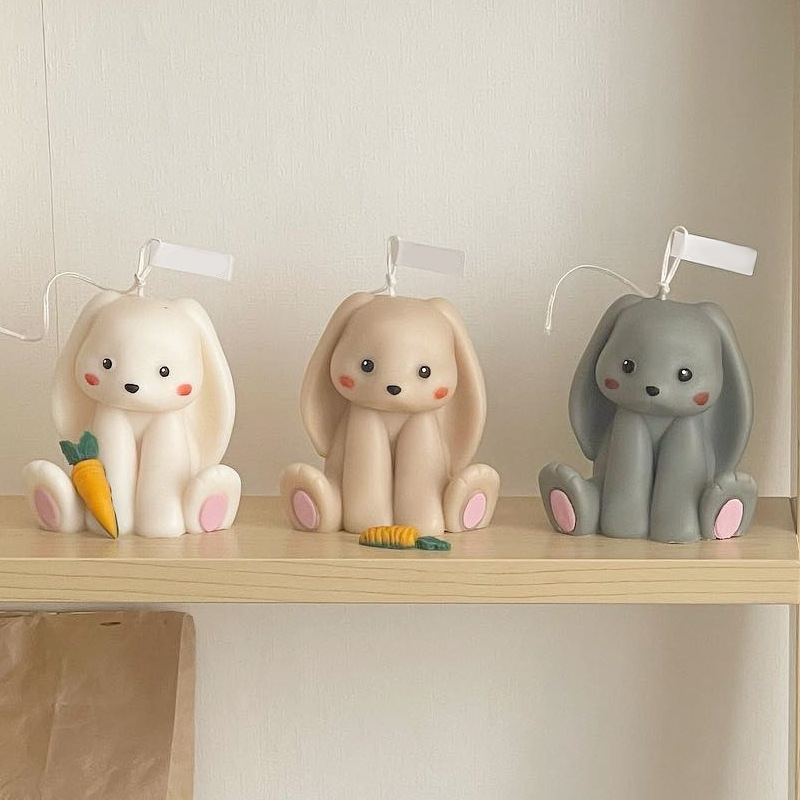 Sitting Rabbit Silicone Candle - огляд і ціна Soap Making Gifts