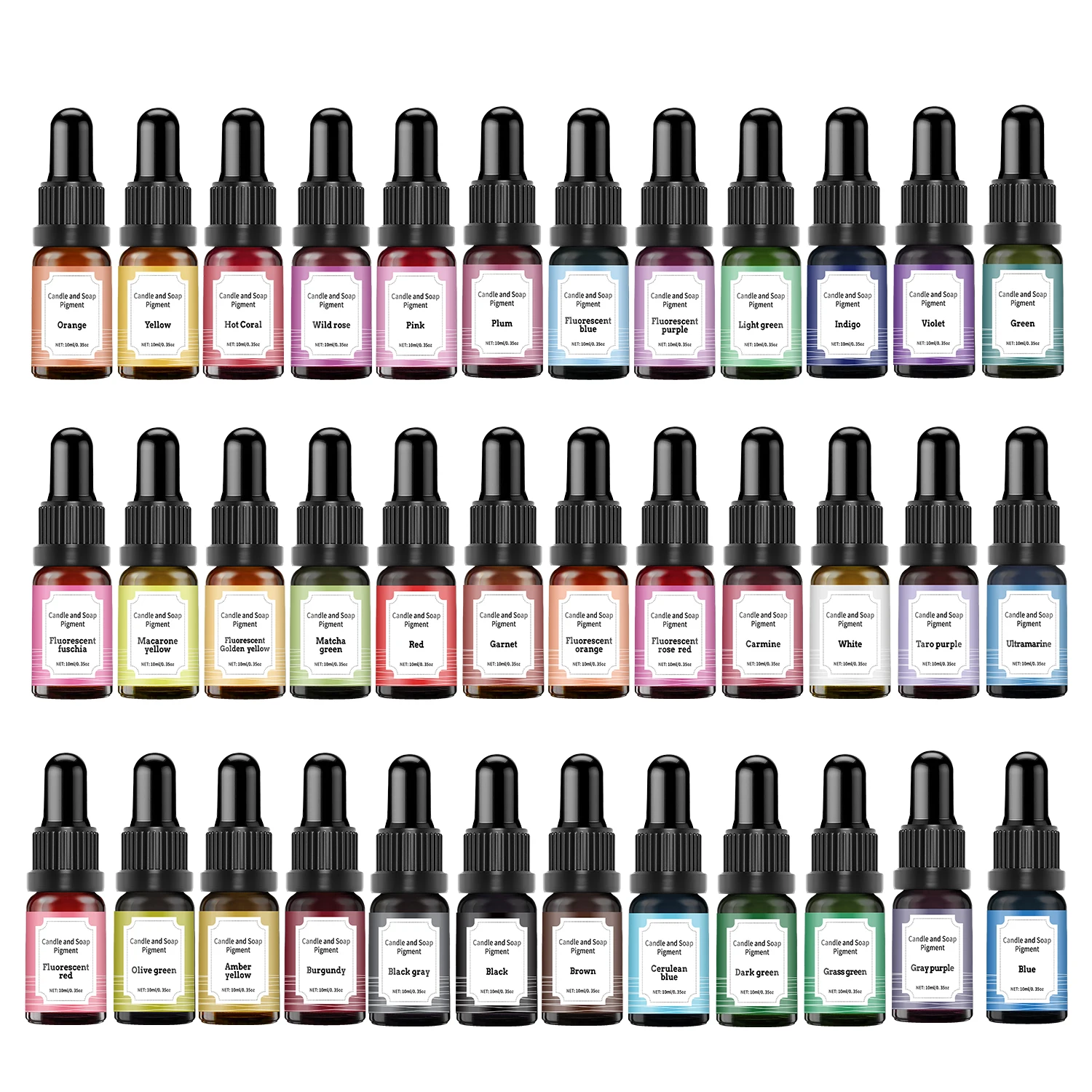 36colors 10ml Candle Dyes Pigm - огляд і ціна Soap Making Dye