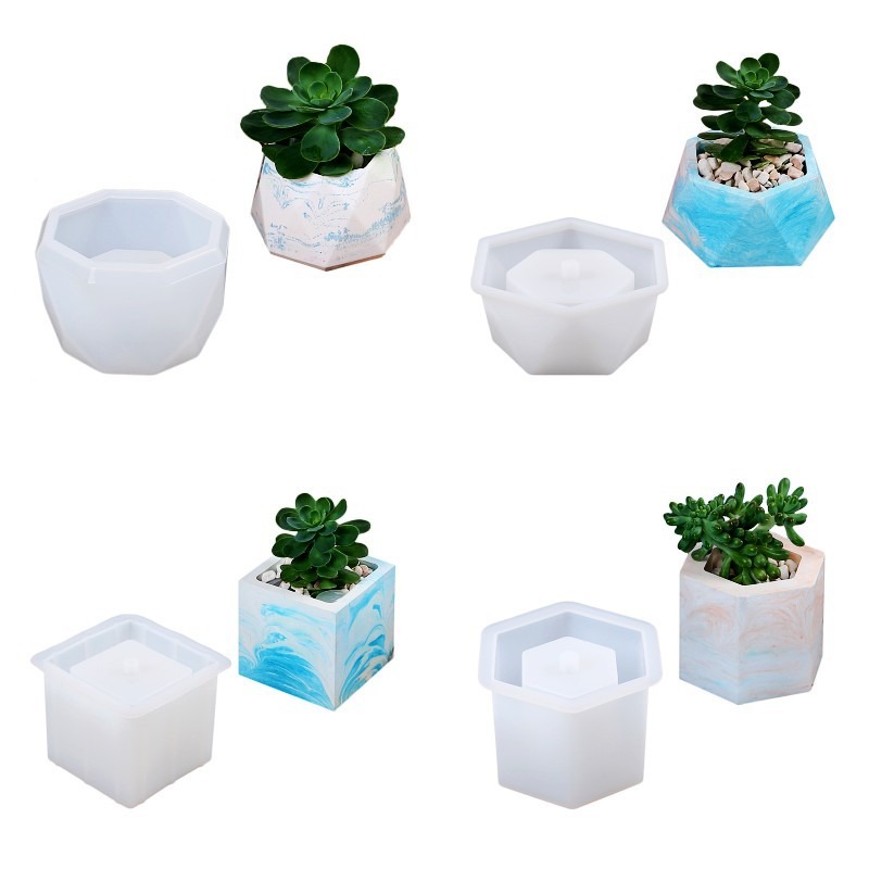 Succulent Flowerpot Silicone M - огляд і ціна Soap Making Pot