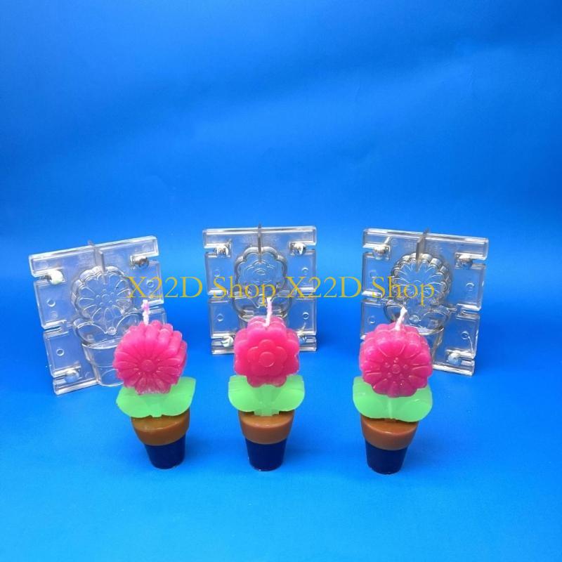 X22D Potted Plant Flower Mold  - огляд і ціна Soap Making Pot
