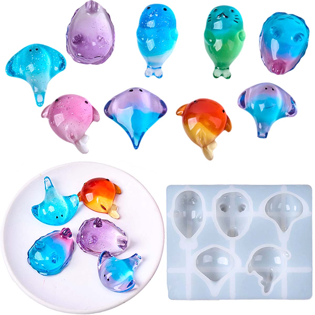 3D Healing Kawaii Manta Ray Wh - огляд і ціна Soap Making Material