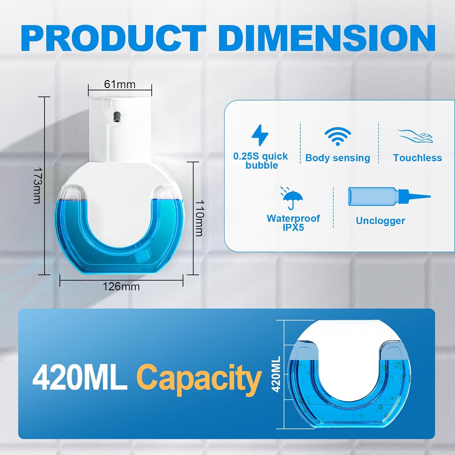420ML Large Capacity Touchless - огляд і ціна Soap Making Foam