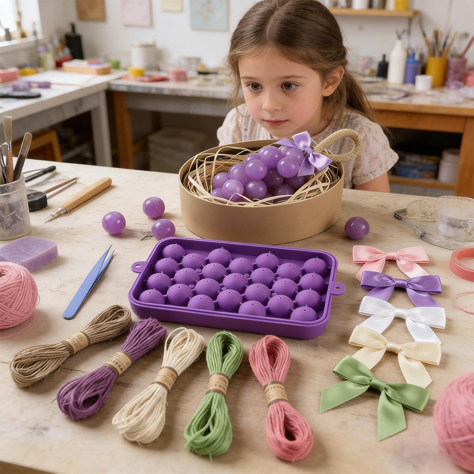 Grape Soap Mold Easy-Release F - огляд і ціна Soap Making Essentials