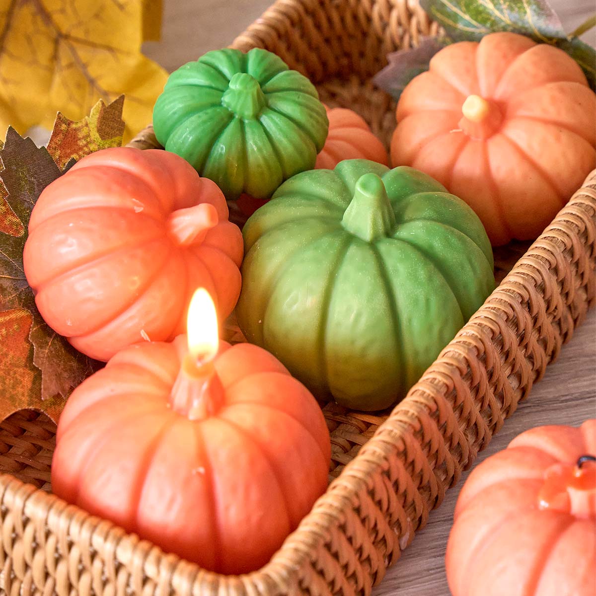 Halloween Pumpkin Candle Silic - огляд і ціна Soap Making Gifts