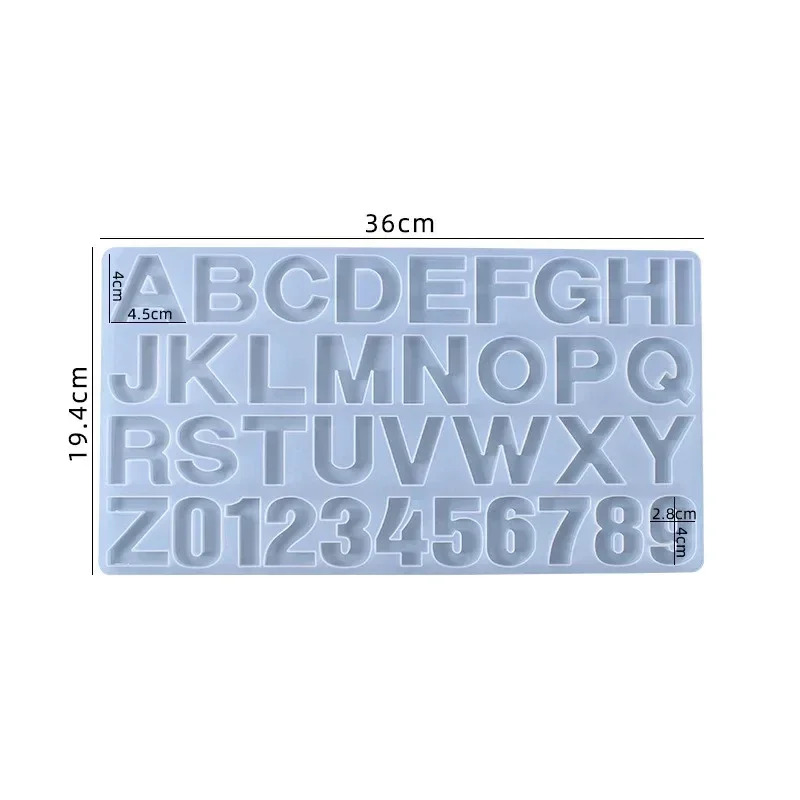 1pc/2pcs/3pcs LettersAtoZ，Numb - огляд і ціна Soap Making Material