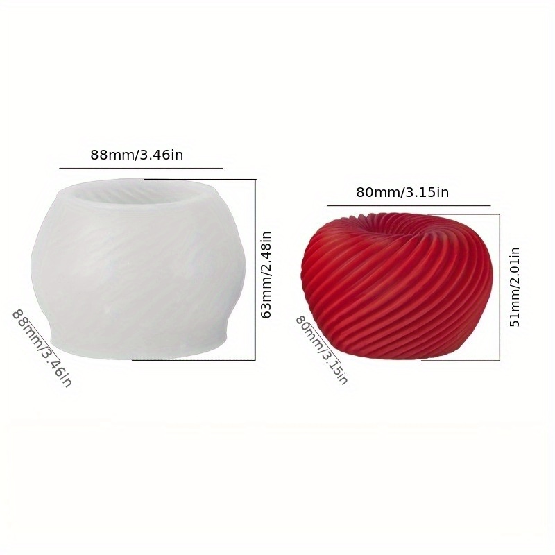 A trendy red apple silicone mo - огляд і ціна Soap Making Material