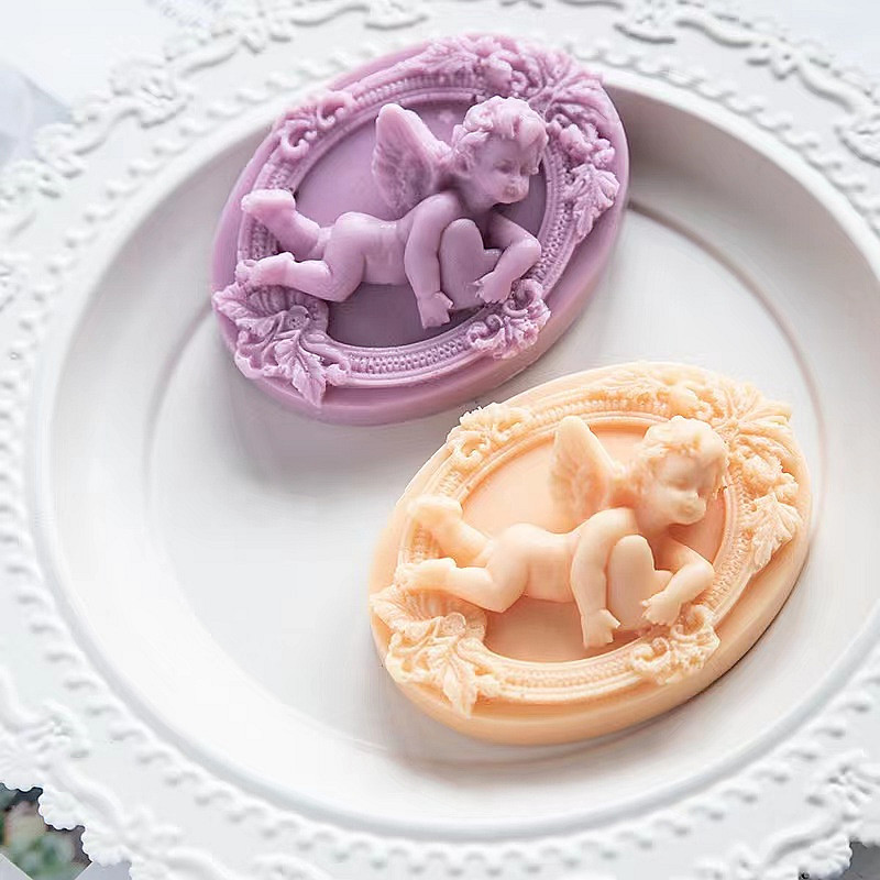 3D Angel Kids Shaped Silicone  - огляд і ціна Soap Making Gifts