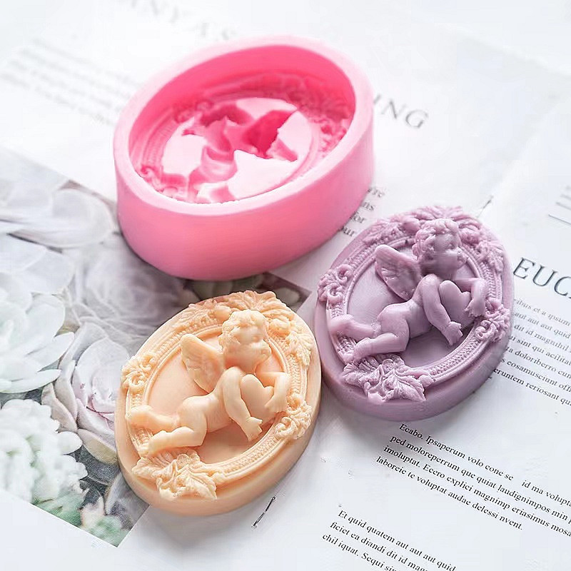 3D Angel Kids Shaped Silicone  - огляд і ціна Soap Making Gifts