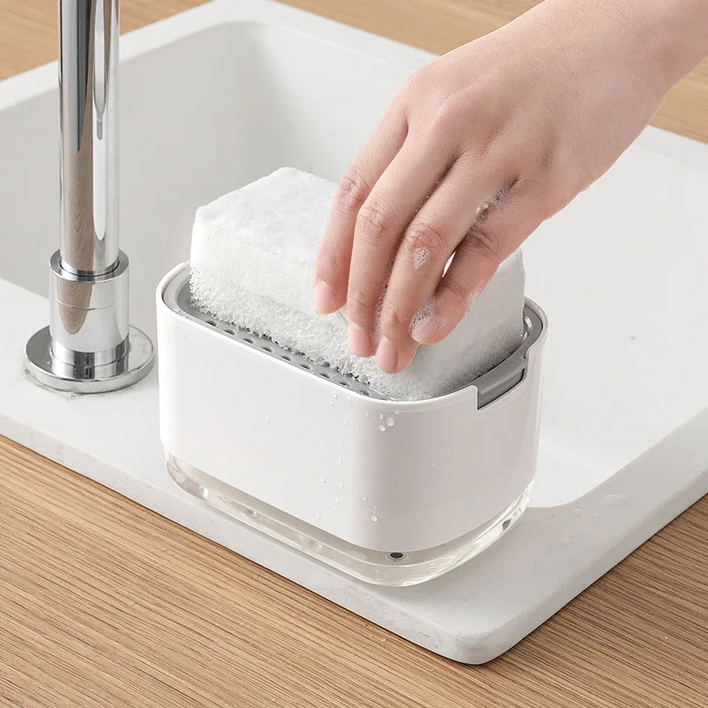 Soap Dispenser With Sponge Hol - огляд і ціна Soap Making Liquid