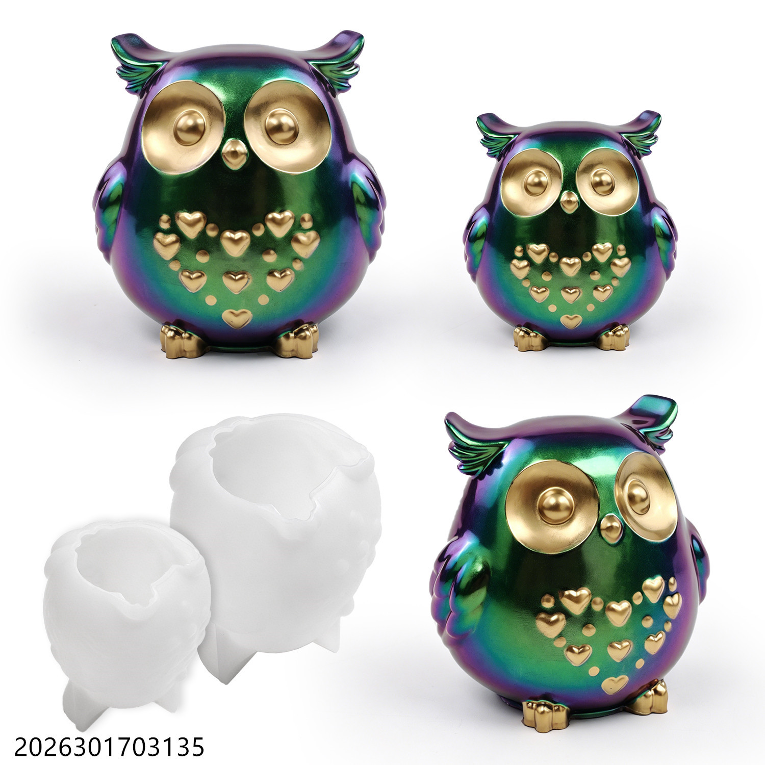 Owl Silicone Mold 3D Bird Shap - огляд і ціна Soap Making Material
