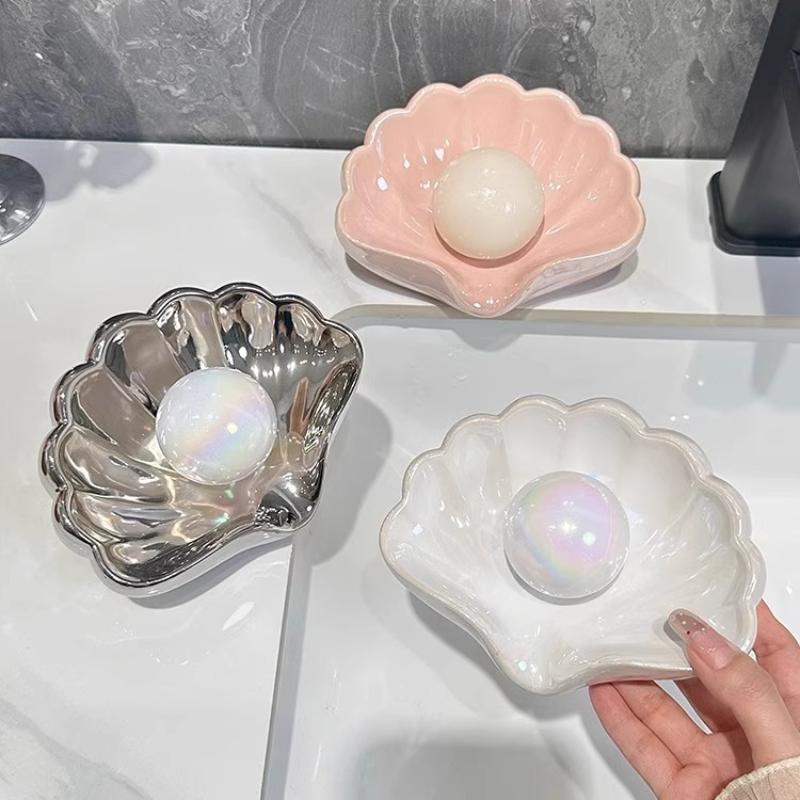 1/2Pcs Shell Shape Drain Soap  - огляд і ціна Soap Making Box