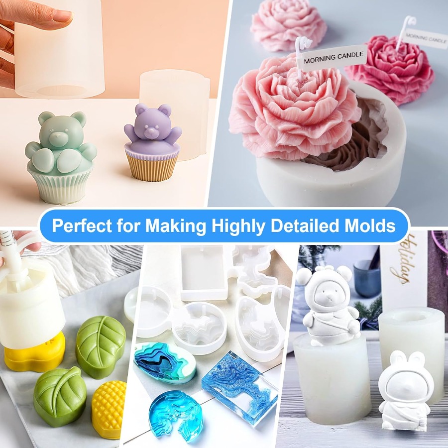 Silicone Mold Making Kit, 38.8 - огляд і ціна Soap Making Liquid