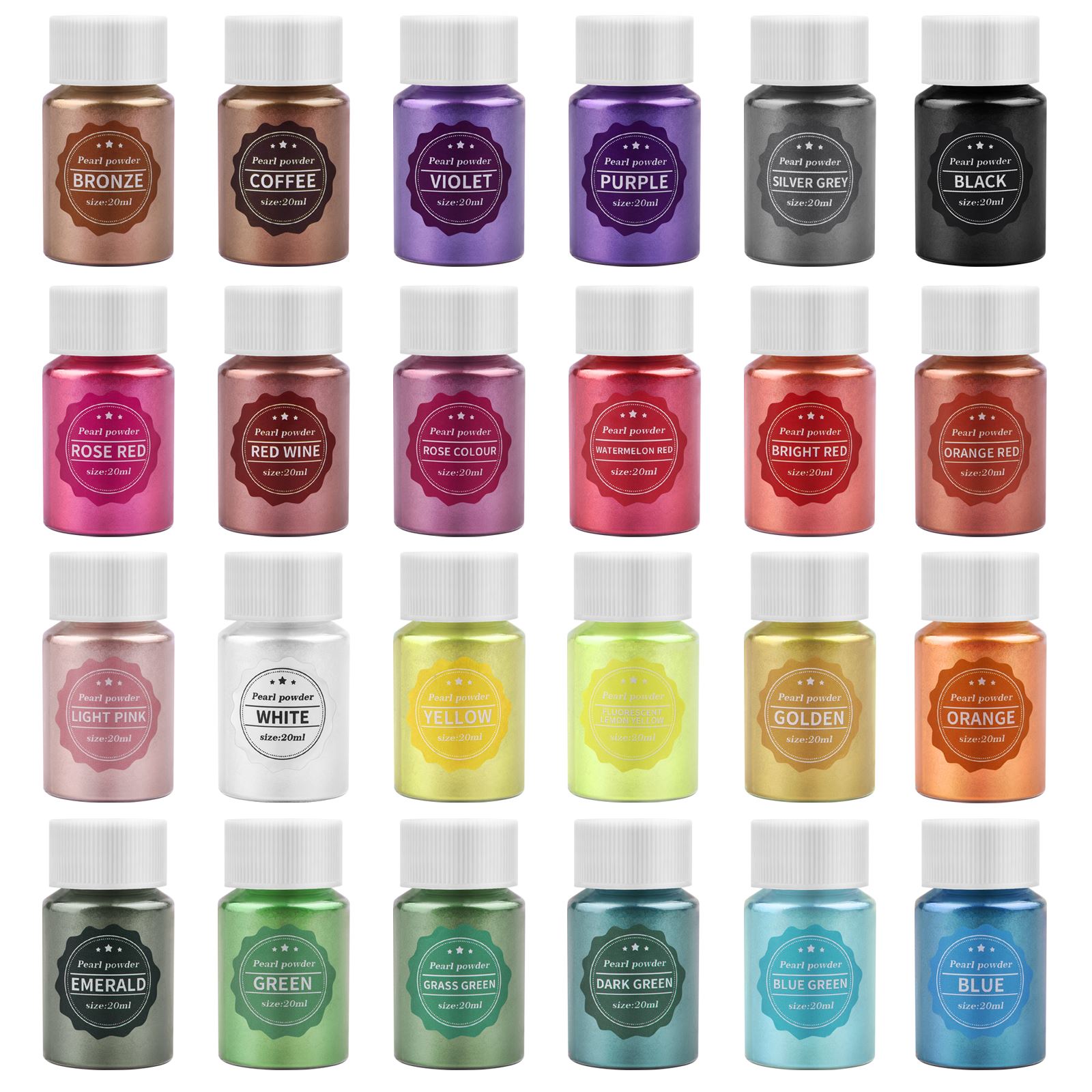 24 Colors 10g Mirror Natural M - огляд і ціна Soap Making Dye